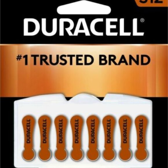 Duracell Hearing Aid Batteries Size 312 - 8 pack. Lot of 4 packs - NEW Sealed - Picture 2 of 2